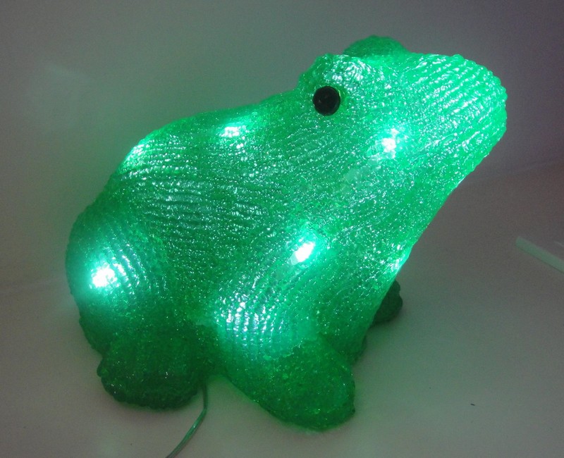 FY-001-F16 kerst acryl FROG gloeilampenlamp FY-001-F16 goedkope kerst acryl FROG gloeilampenlamp - Acryl lichtenmade ​​in China