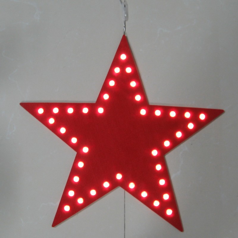 FY-002-B13 kerst LED STAR VILT tapijt gloeilampenlamp FY-002-B13 goedkope kerst LED STAR VILT tapijt gloeilampenlamp