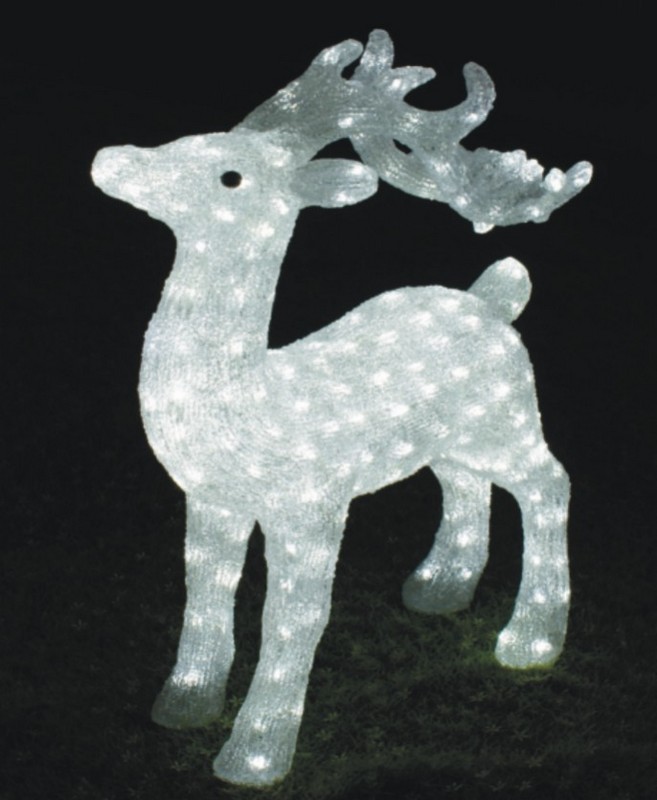 FY-001-B06 ACRYLIC STANDING REINDEER MOTIF  - Acrylic lights  manufacturer In China