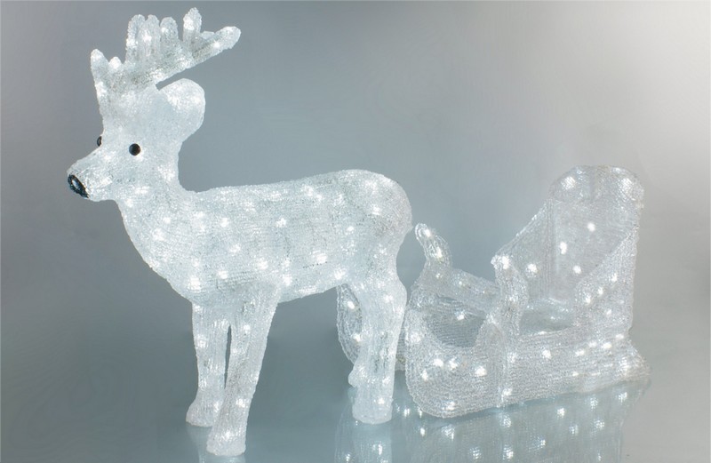 FY-001-B07 ACRYLIC REINDEER W  - Acrylic lights  manufactured in China 