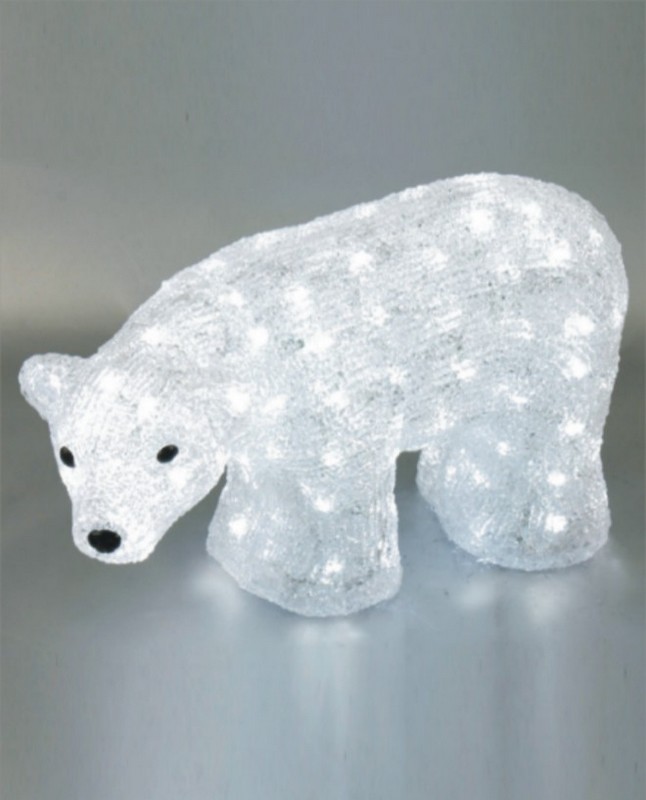  made in china  FY-001-C05 cheap christmas acrylic POLAR BEAR light bulb lamp  corporation