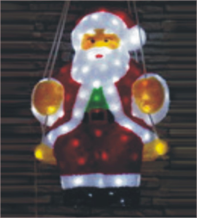  manufactured in China  FY-001-E01 cheap christmas acrylic SANTA CLAUS light bulb lamp  distributor