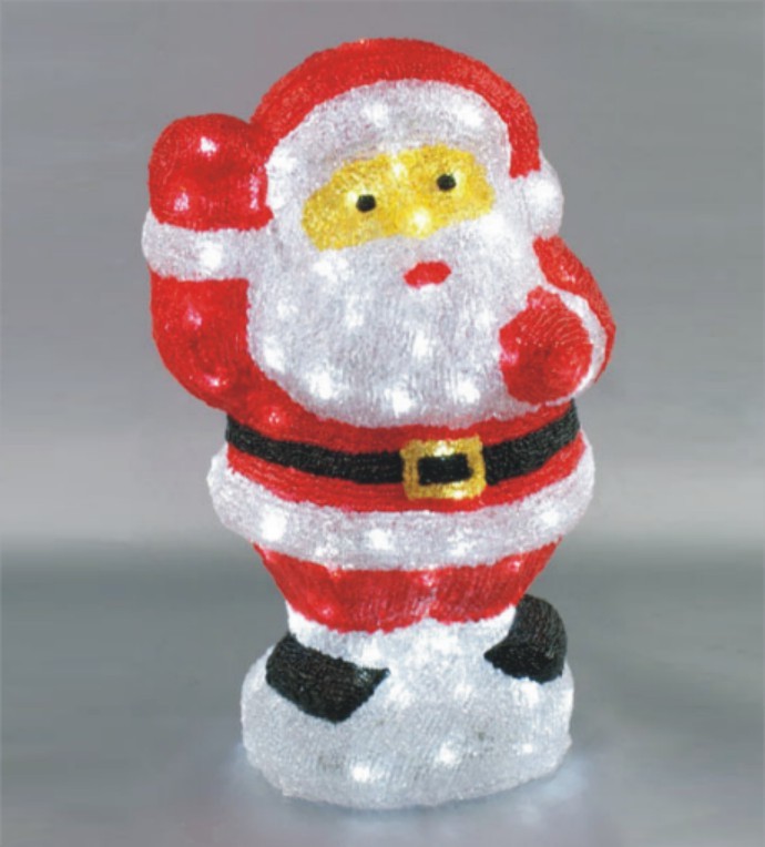  manufactured in China  FY-001-E03 cheap christmas acrylic SANTA CLAUS light bulb lamp  corporation