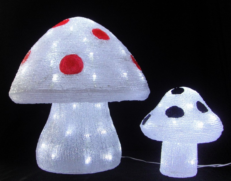  made in china  FY-001-O01 cheap christmas acrylic MUSHROOM light bulb lamp  factory