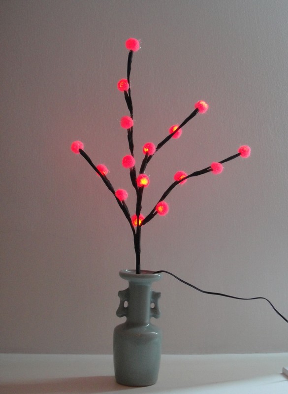  made in china  FY-003-F02 Cherry branch LED cheap christmas branch tree small led lights bulb lamp  corporation