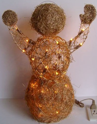 FY-06-002 christmas scarecrow rattan light bulb lamp FY-06-002 cheap christmas scarecrow rattan light bulb lamp