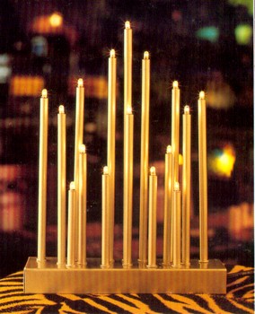 <b>TJ1616 Kerstmiskaars brug lamp lamp</b> TJ1616 goedkope kerst kaars brug lamp lamp - Brug kaars brandt / Metalen buis verlichtingvervaardigd in China