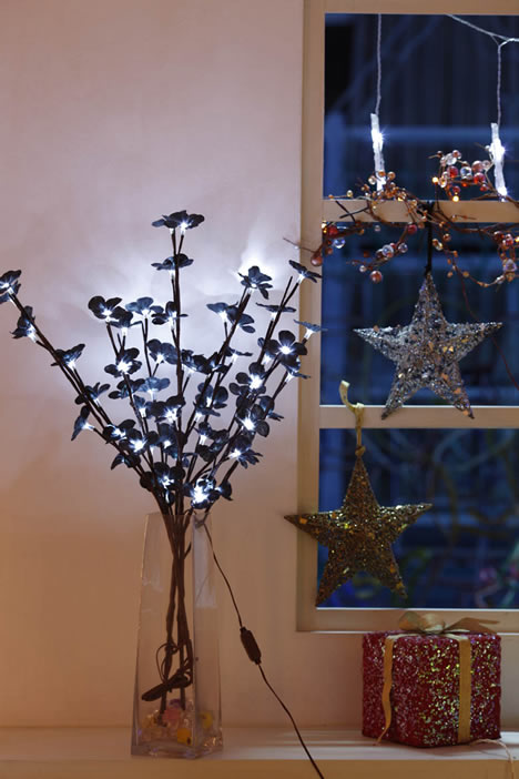 FY-50017 LED goedkope kerst boom tak kleine led verlichting lamp lamp