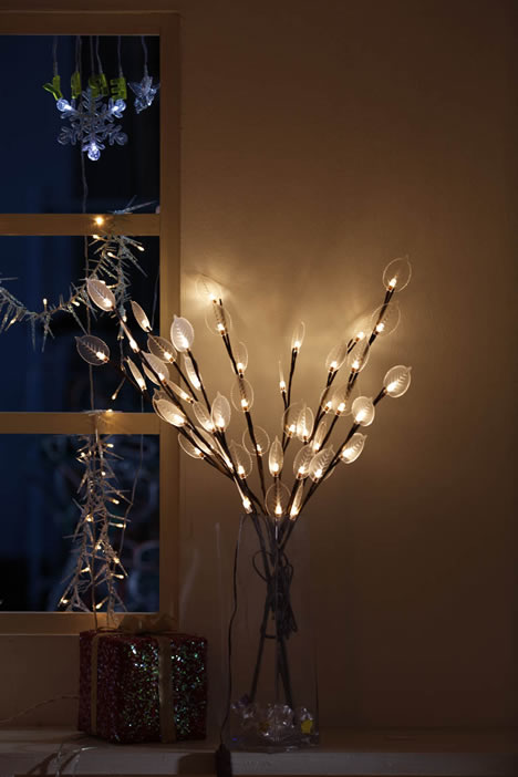 FY-50021 LED goedkope kerst blad tak boom kleine led verlichting lamp lamp