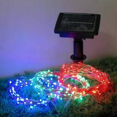 Zonne-energie 100 LED koperdr Zonne-energie 100 LED koperdraad String Lights Tuin Kerst Outdoor - Zonne-energie LED String lichtmade ​​in China