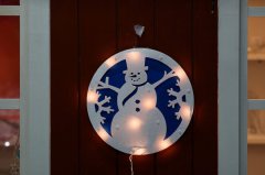 FY-60302 kerst snoow man vens FY-60302 goedkoop kerst snoow man venster gloeilampenlamp - Window lichtenChina fabrikant