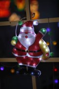 FY-60303 christmas santa clau FY-60303 billig Weihnachten Weihnachtsmann Fenster Glühlampelampenadapters - Fenster leuchtetin China hergestellt