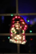 FY-60311 christmas snow man w FY-60311 cheap christmas snow man window light bulb lamp - Window lights made in china 