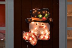 FY-60609 kerst sneeuw man ven FY-60609 goedkoop kerst sneeuw man venster gloeilampenlamp - Window lichtenmade ​​in China